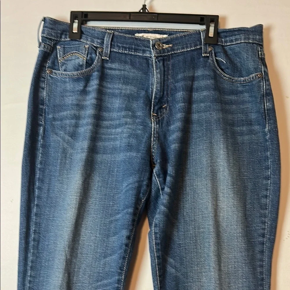 Levis 505 Straight Leg Jeans Womens Blue Medium Wash Denim 36X29 - Picture 3 of 8